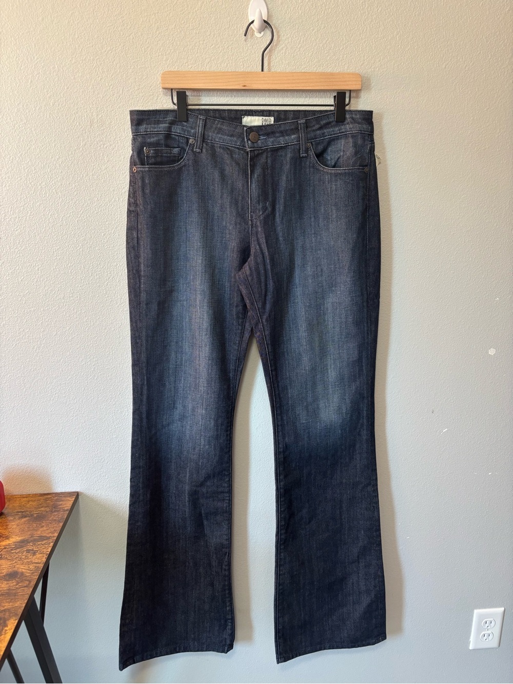 ✨David Kahn Nikki Boot Cut 31 Dark Indigo Flare Jeans- NWT
